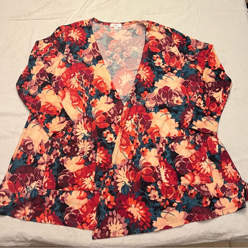 LuLaRoe Caroline Cardigan XL